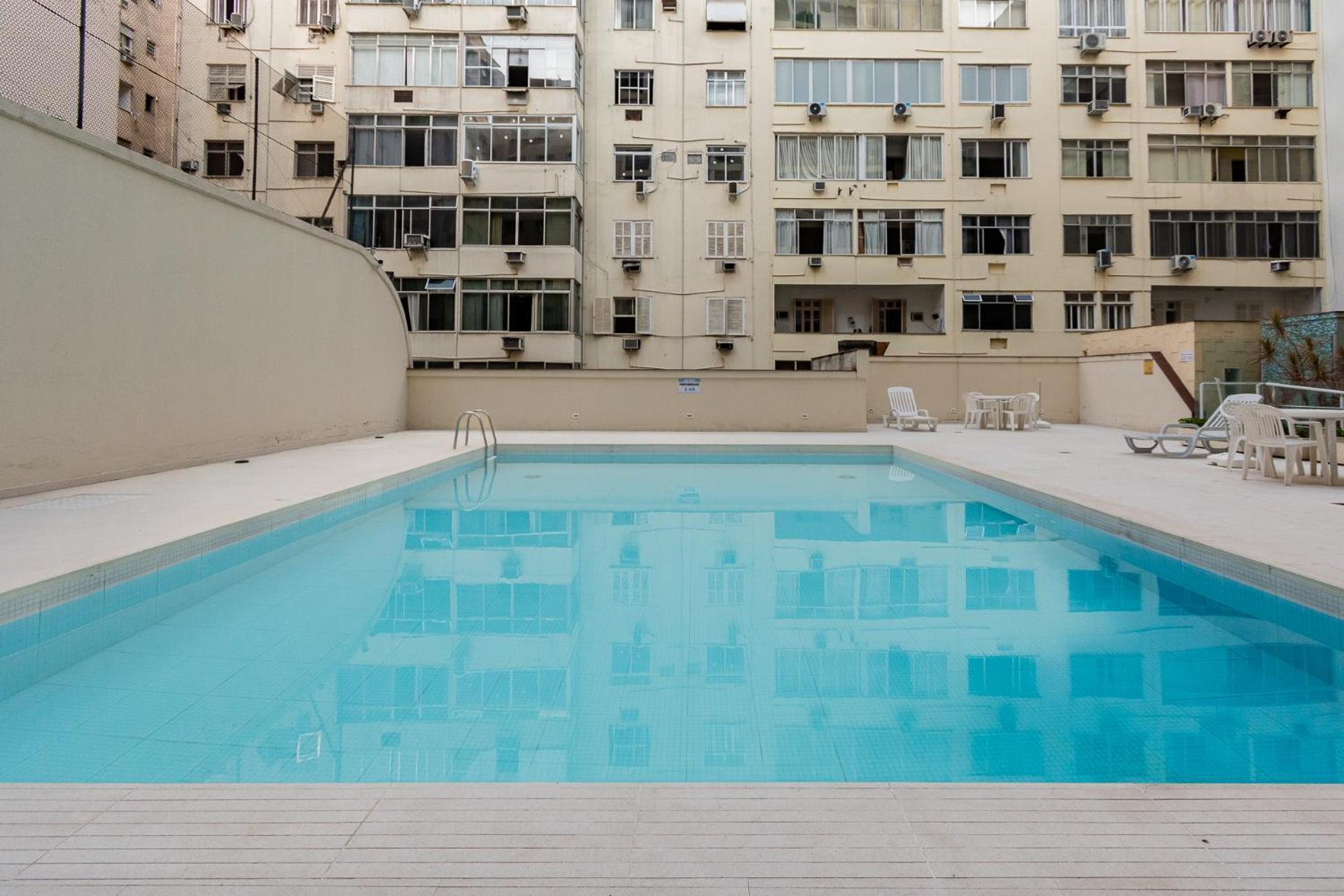 Flat Posto 6 Com Piscina - Copacabana Río de Janeiro Exterior foto